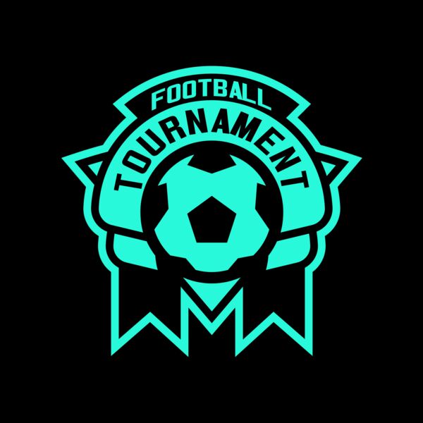 Tournament Football logo template Thumbnail